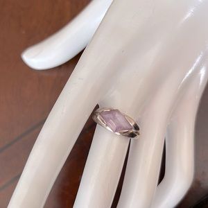 Sterling Silver and amethyst ring